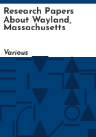 Research_papers_about_Wayland__Massachusetts