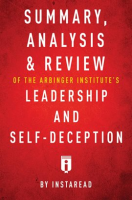 Summary__Analysis___Review_of_The_Arbinger_Institute_s_Leadership_and_Self-Deception