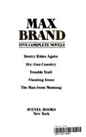Max_Brand__five_complete_novels