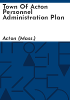 Town_of_Acton_personnel_administration_plan